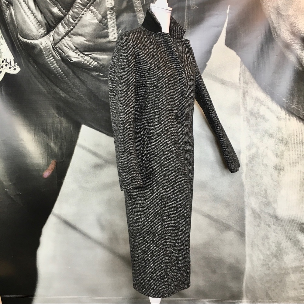 Zara tweed walking coat